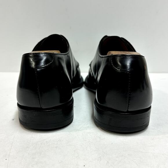 VERY GOOD Rancourt & Co. x Cole Haan Plain Toe Derby Black Calf Made in USA 8.5 - Picture 6 of 13